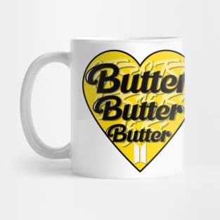 BTS Butter Heart Design Mug